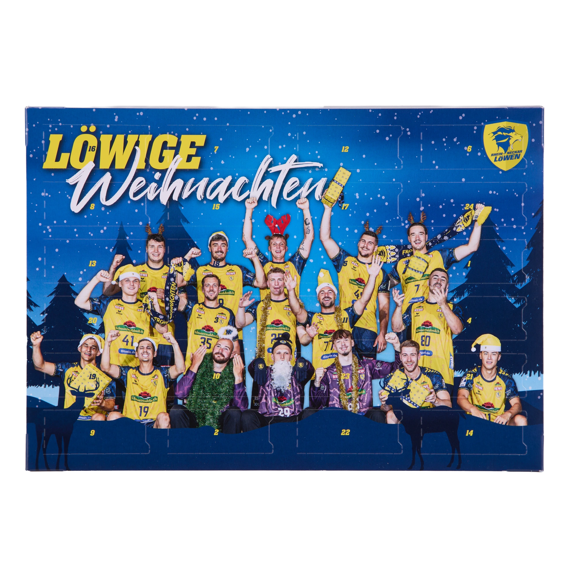 Tisch-Adventskalender mit Milka-Schokolade