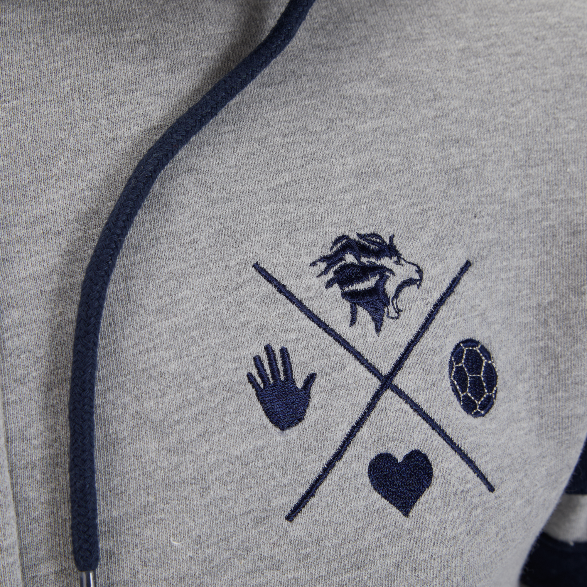 Kapuzenjacke Handball-Liebe X Löwen