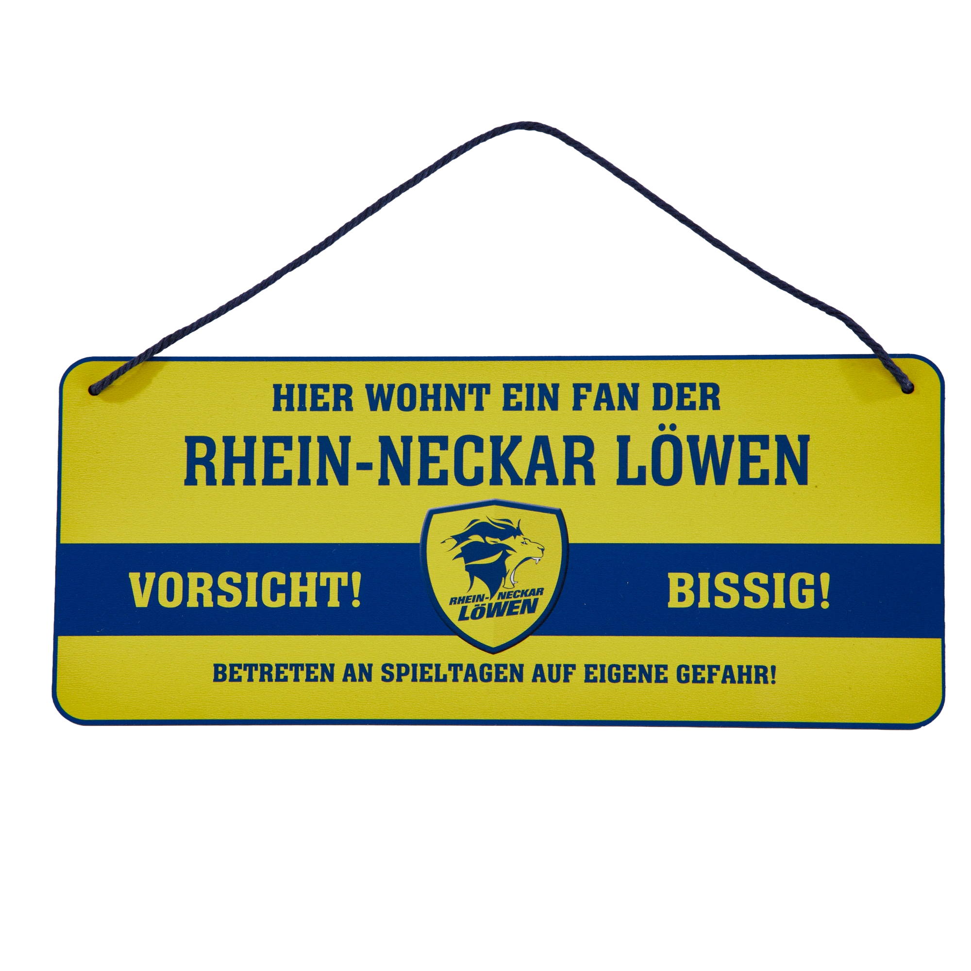 Holzschild Löwen-Fan