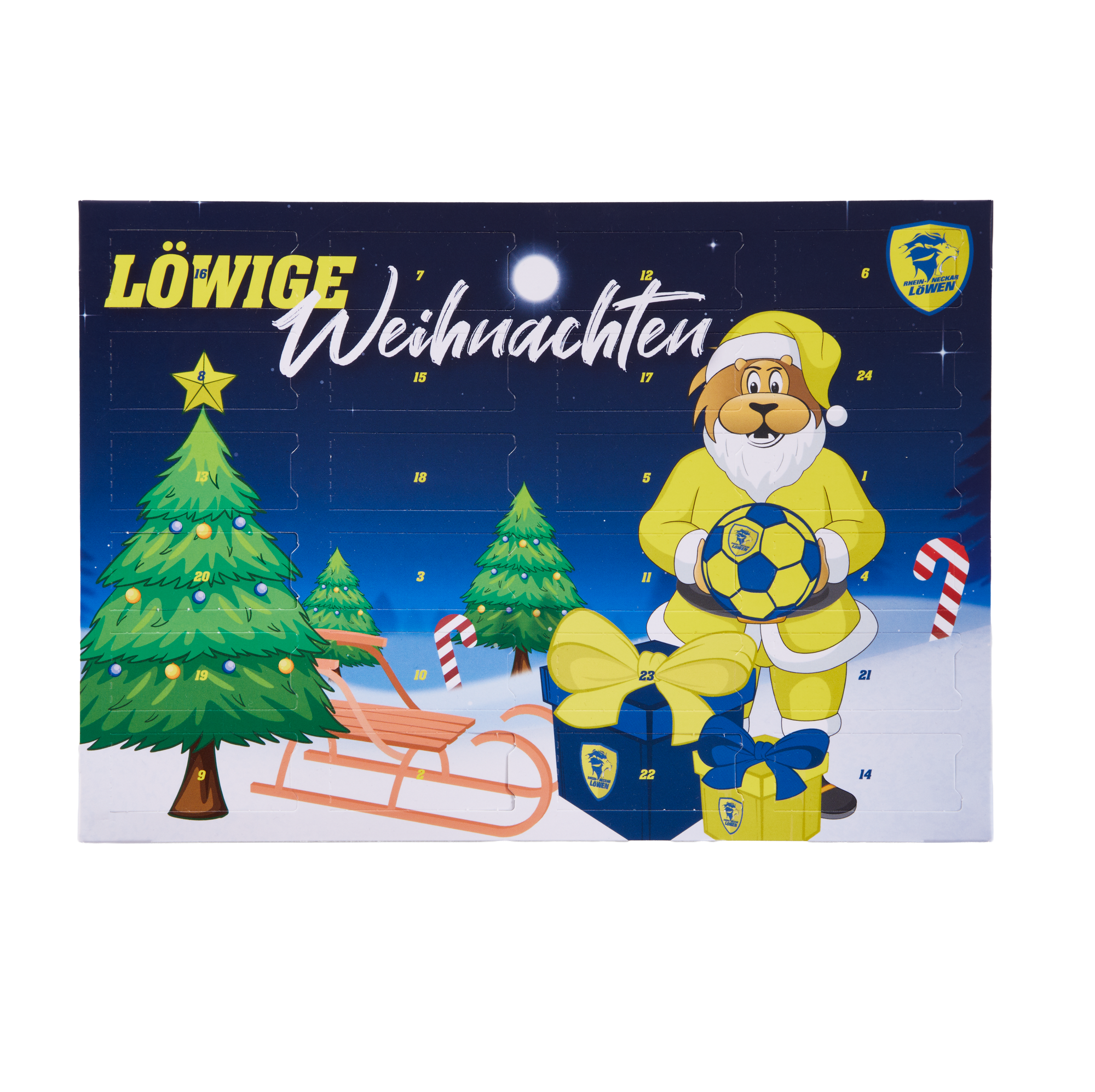 Löwen Milka-Adventskalender 2025