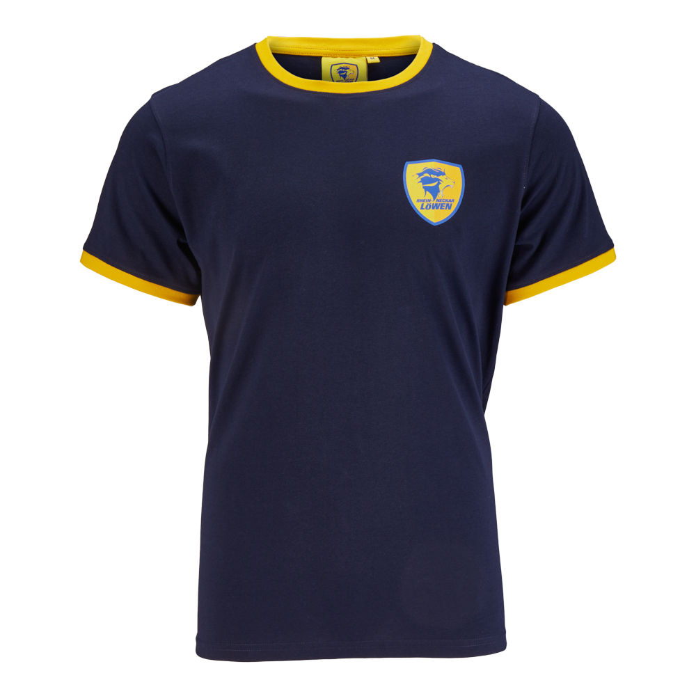 Löwen Shirt Logo-Kollektion blau-gelb Herren
